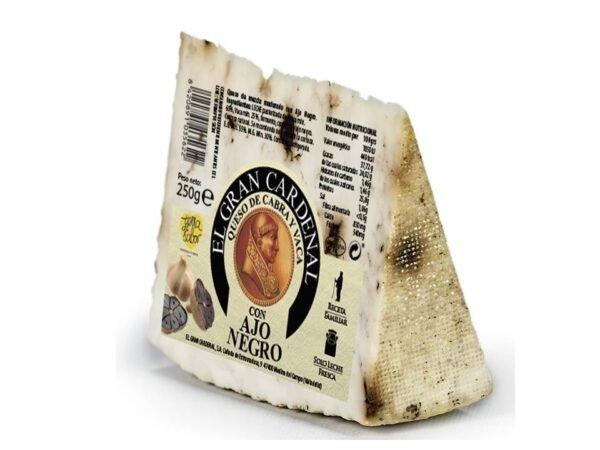 Queso cabra y vaca con ajo negro - El Gran Cardenal
