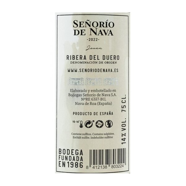 Señorío de Nava 2021 vino Ribera 60 unidades - Imagen 3