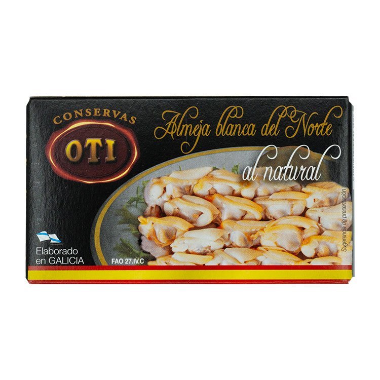 Almejas blanca del norte al natural Oti 90 gr - Imagen 2