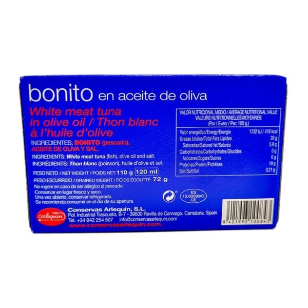 Bonito Aceite de oliva  110 gr - Imagen 3