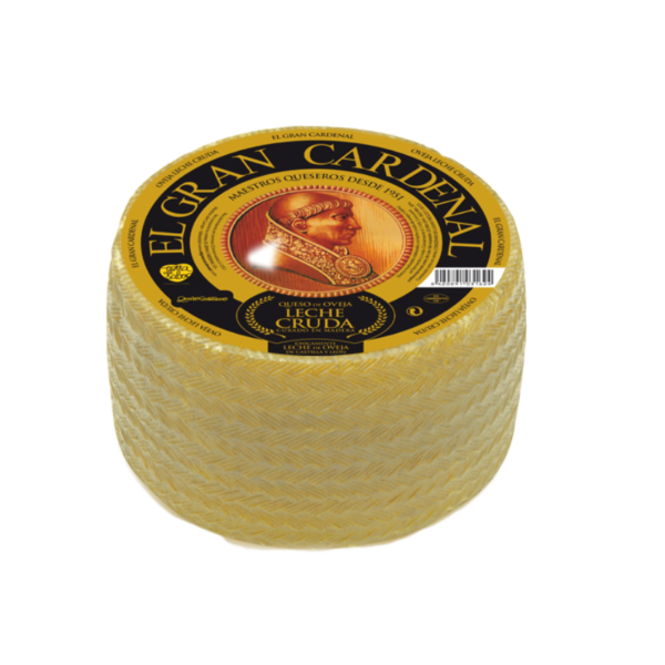 Queso Castellano de Oveja Leche cruda  El Gran Cardenal