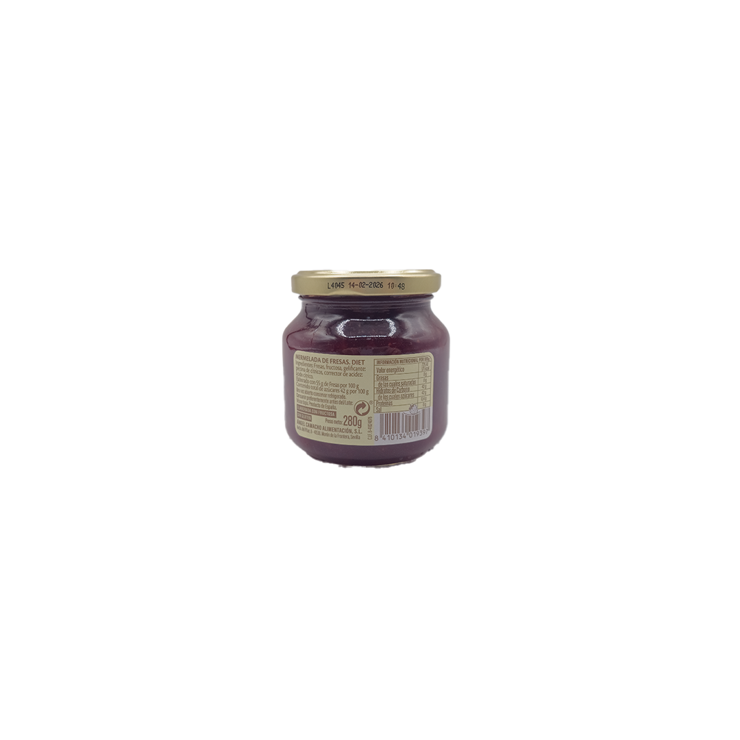 La Vieja Fábrica mermelada de Fresas DIET 280 gr - Imagen 2