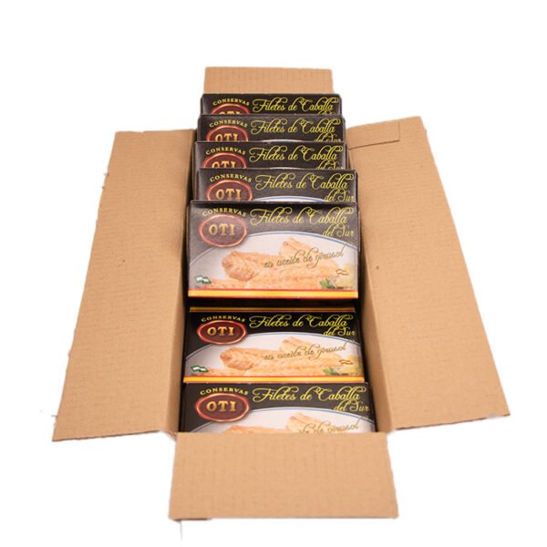 Filetes de Caballa del sur en Aceite de girasol Oti 90gr