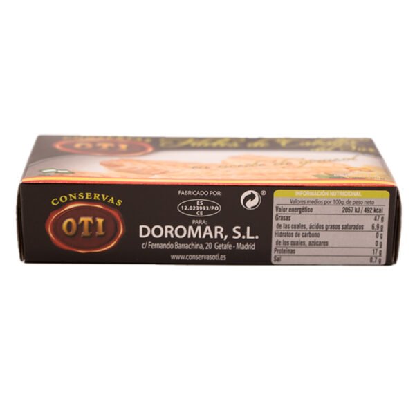 Filetes de Caballa del sur en Aceite de girasol Oti 90gr - Imagen 3