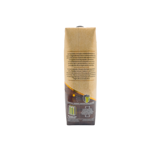 Salmorejo Cordobés Aceite Virgen Extra ArteOliva 1 litro - Imagen 3
