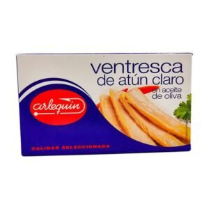 Ventresca de atún Arlequín aceite de oliva 120 gr