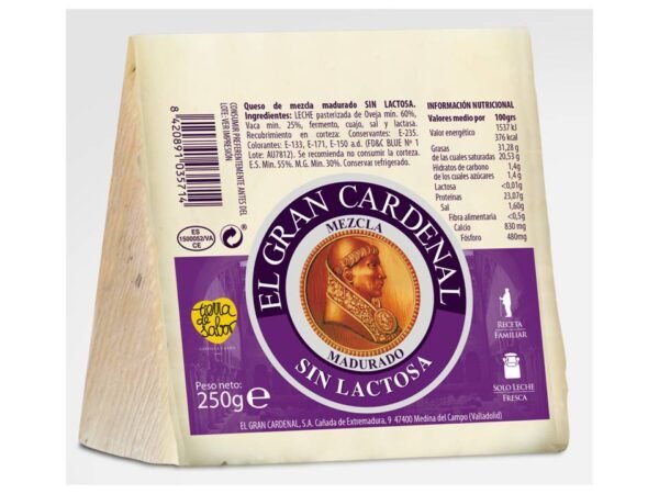 Queso Sin Lactosa- El Gran Cardenal