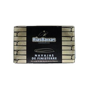Navajas de Finisterre en aceite de oliva ecológico Rias Baixas 115 gr