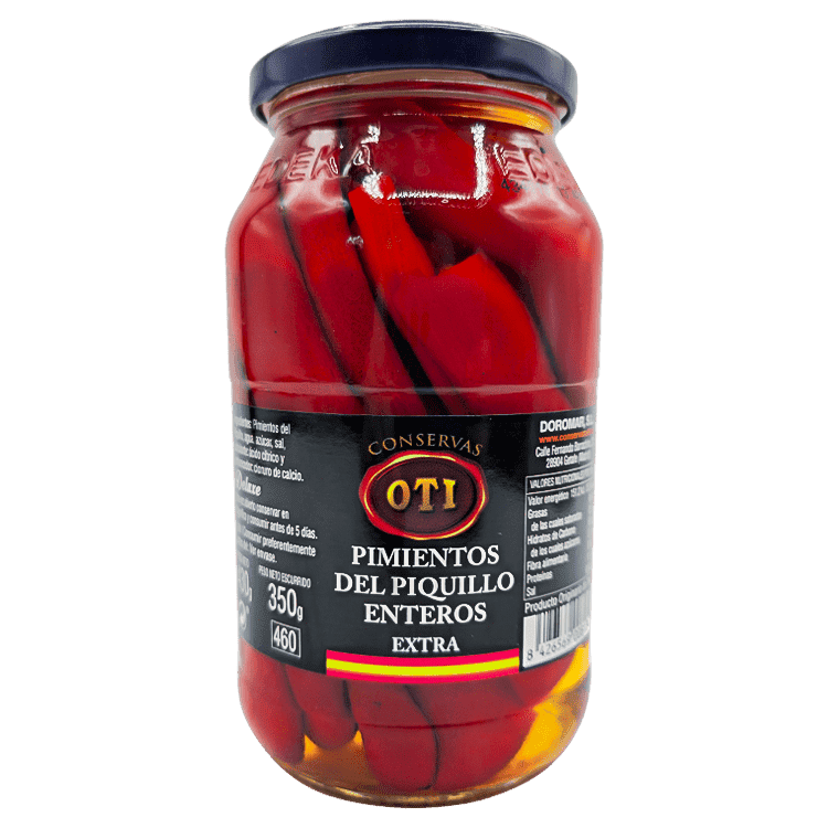 Pimientos piquillo enteros Oti